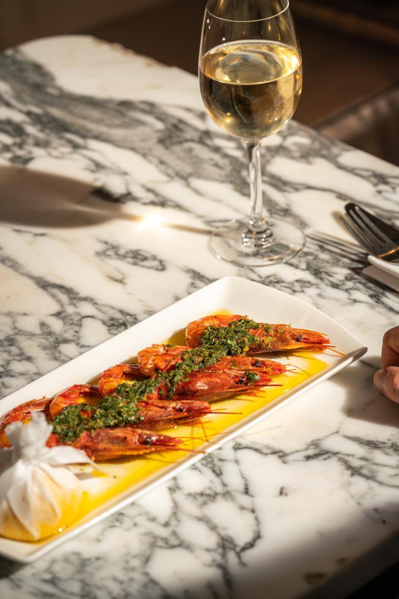 Sanderson Лондон Екстер'єр фото Shrimp at the restaurant